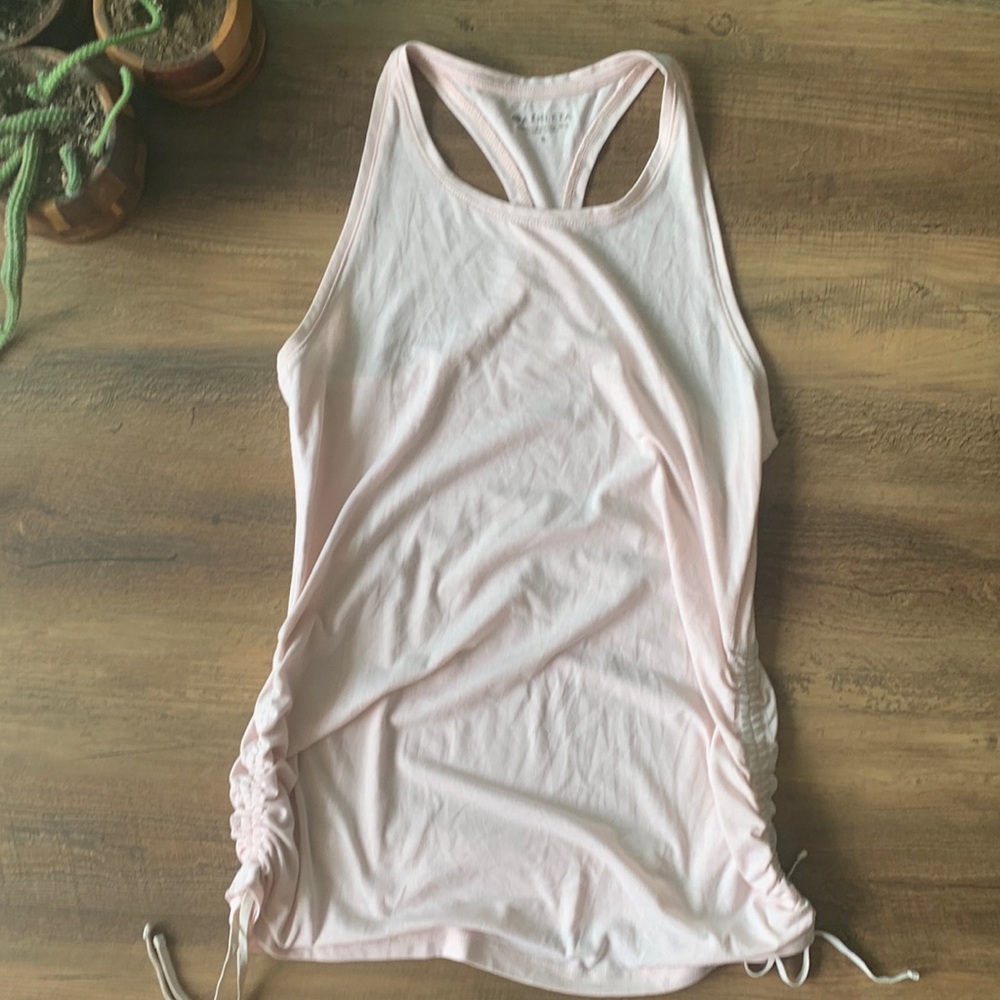 Athleta Racerback Tank adjustable sides S